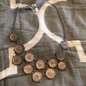 Silver Chunky Short Necklace